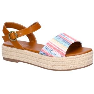 ESPEE DENISE/MICKEY Ladies Textile Platform Sandals by Rocket Dog New w/o Box